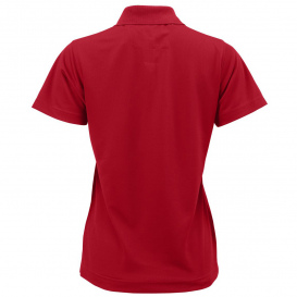 Paragon 104 Women\'s Saratoga Performance Mini Mesh Polo - Red