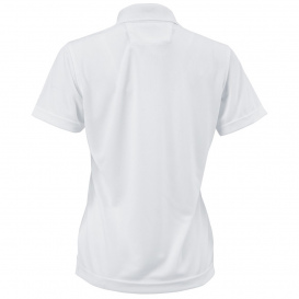 Paragon 104 Women\'s Saratoga Performance Mini Mesh Polo - White