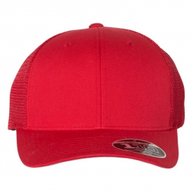 Flexfit 110M Mesh-Back Cap - Red