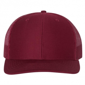 Richardson 112 Snapback Trucker Cap - Cardinal