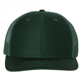 Richardson 112 Snapback Trucker Cap - Dark Green