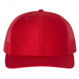 Richardson 112 Snapback Trucker Cap - Red