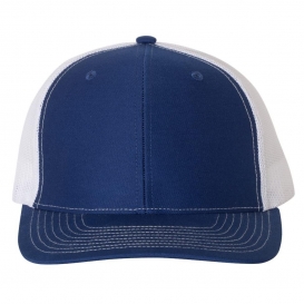 Richardson 112 Snapback Trucker Cap - Royal/White