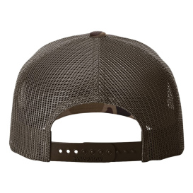 Richardson 112PFP Five Panel Printed Trucker Cap - Bark Duck Camo/Brown