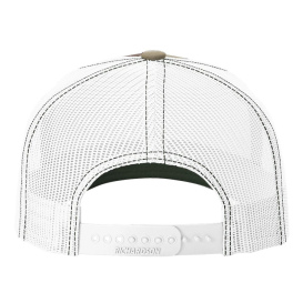 Richardson 112PFP Five Panel Printed Trucker Cap - Green Camo/White