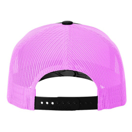 Richardson 112PFP Five Panel Printed Trucker Cap - Kryptek Typhon/Neon Pink