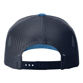 Richardson 112PFP Five Panel Printed Trucker Cap - Realtree Fishing Light Blue/Navy