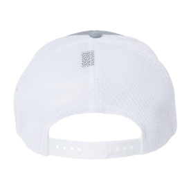 Richardson 112PL 112+ R-Flex Adjustable Trucker Cap - Heather Grey/White