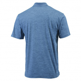Paragon 130 Dakota Striated Heather Polo - Peri Blue Heather