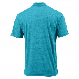 Paragon 130 Dakota Striated Heather Polo - Turquoise Heather