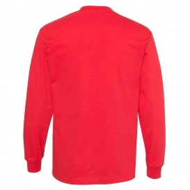 ALSTYLE 1304 Classic Long Sleeve T-Shirt - Red