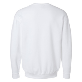 Comfort Colors 1466 Garment-Dyed Lightweight Fleece Crewneck Sweatshirt - White