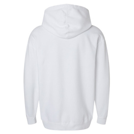 Comfort Colors 1467 Garment-Dyed Lightweight Fleece Hooded Sweatshirt - White
