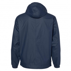 Weatherproof 193910 Vintage Hooded Rain Jacket - Navy