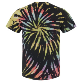 Dyenomite 200MS Multi-Color Spiral Short Sleeve T-Shirt - Aurora