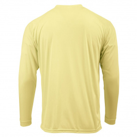 Paragon 210 Long Islander Performance Long Sleeve T-Shirt - Pale Yellow