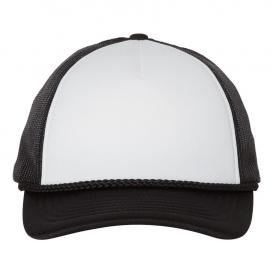 Richardson 213 Low Pro Foamie Trucker Cap - White/Black/Black
