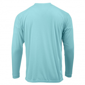 Paragon 218Y Youth Long Islander Performance Long Sleeve T-Shirt - Aqua Blue