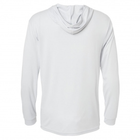 Paragon 220 Bahama Performance Hooded Long Sleeve T-Shirt - Aluminum