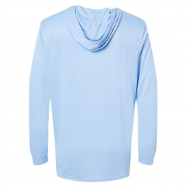 Paragon 220 Bahama Performance Hooded Long Sleeve T-Shirt - Blue Mist