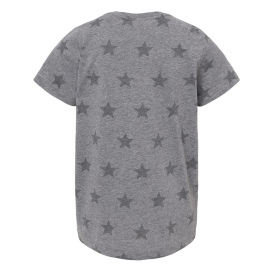Code Five 2229 Youth Star Print T-Shirt - Graphite Heather Star