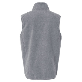 Burnside 3012 Polar Fleece Vest - Heather Grey