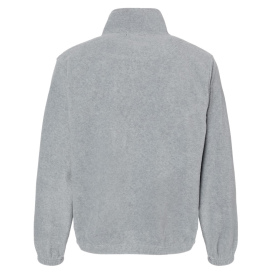 Burnside 3052 Polar Fleece 1/4-Zip Pullover - Heather Grey