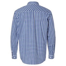 Burnside 3291 Technical Stretch Burn Shirt - Navy/White Gingham