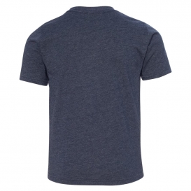Next Level 3312 Youth CVC Short Sleeve Crew - Midnight Navy