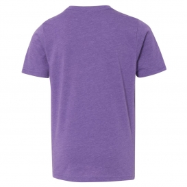 Next Level 3312 Youth CVC Short Sleeve Crew - Purple Rush