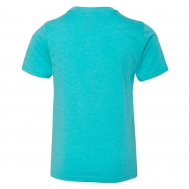 Next Level 3312 Youth CVC Short Sleeve Crew - Tahiti Blue