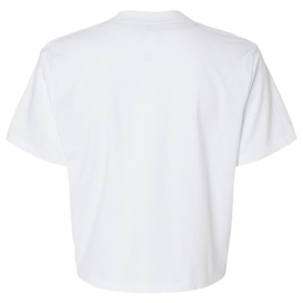 LAT 3518 Women\'s Boxy Tee - Blended White