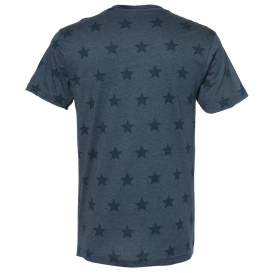 Code Five 3929 Star Print T-Shirt - Denim Star