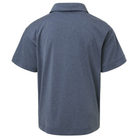 AllPro 41800Y Pro-Lock Youth Performance Polo - Heather Navy