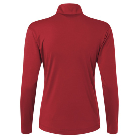 AllPro 41870L Pro-Lock Women\'s Performance Quarter-Zip Pullover Sweatshirt - Red