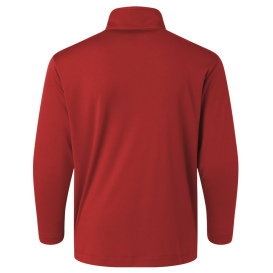 AllPro 41870Y Pro-Lock Youth Performance Quarter-Zip Pullover Sweatshirt - Red