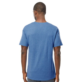 M&O 4800 Gold Soft Touch T-Shirt - Heather Royal