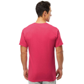 M&O 4800 Gold Soft Touch T-Shirt - Heliconia