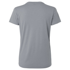 AllPro 48000L Pro-Lock Women\'s Performance T-Shirt - Heather Steel
