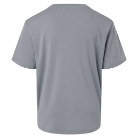 AllPro 48000Y Pro-Lock Youth Performance T-Shirt - Heather Steel