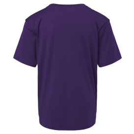 AllPro 48000Y Pro-Lock Youth Performance T-Shirt - Purple