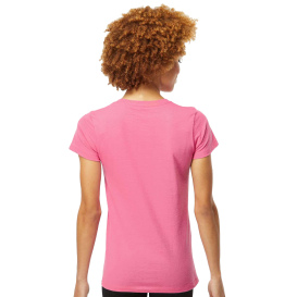 M&O 4810 Women\'s Gold Soft Touch T-Shirt - Azalea