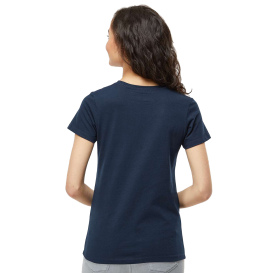 M&O 4810 Women\'s Gold Soft Touch T-Shirt - Deep Navy