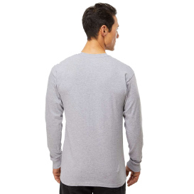 M&O 4820 Gold Soft Touch Long Sleeve T-Shirt - Athletic Grey
