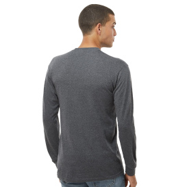 M&O 4820 Gold Soft Touch Long Sleeve T-Shirt - Dark Heather