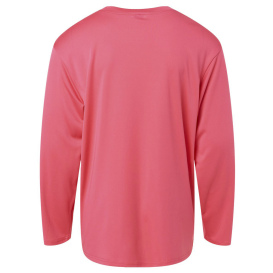 AllPro 48400Y Pro-Lock Youth Performance Long Sleeve T-Shirt - Bright Pink