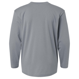 AllPro 48400Y Pro-Lock Youth Performance Long Sleeve T-Shirt - Heather Steel