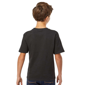 M&O 4850 Youth Gold Soft Touch T-Shirt - Black