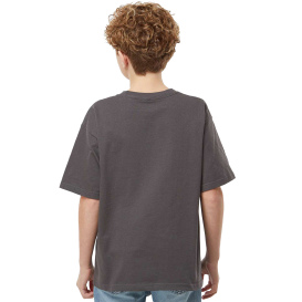 M&O 4850 Youth Gold Soft Touch T-Shirt - Charcoal