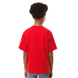 M&O 4850 Youth Gold Soft Touch T-Shirt - Deep Red